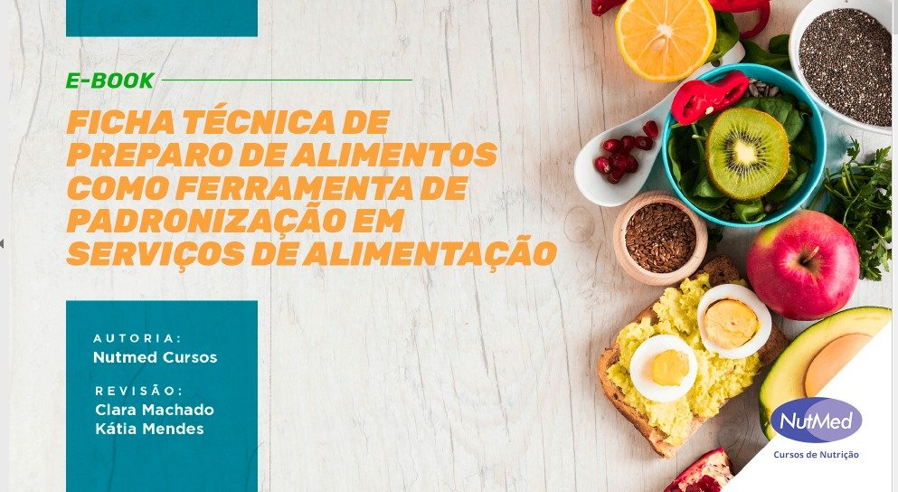 e-Book Ficha Técnica no Preparo de Alimentos