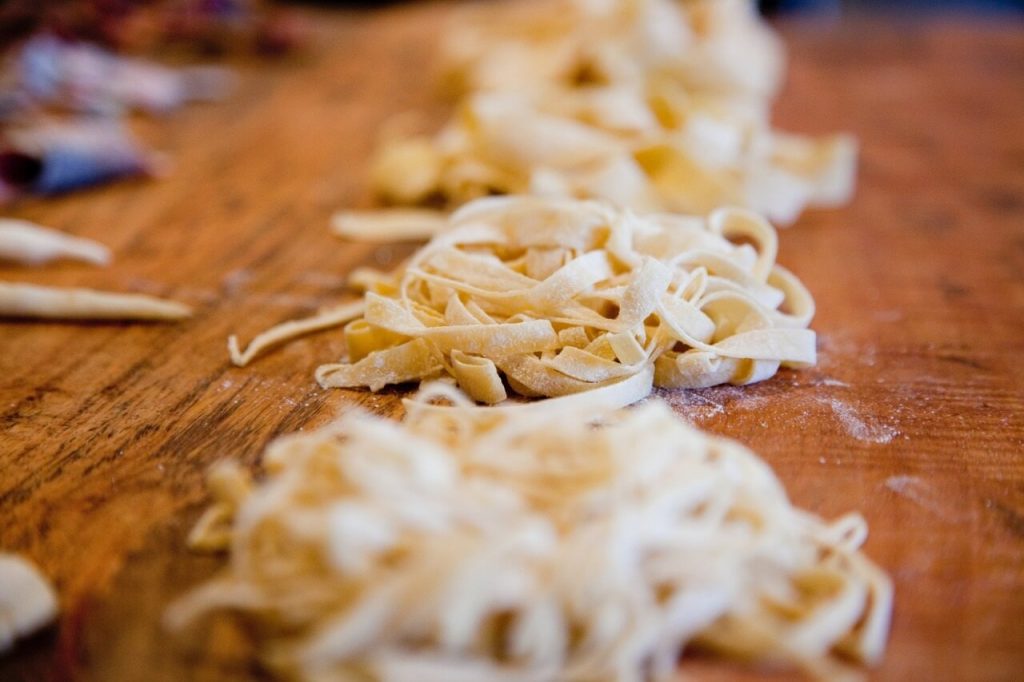 Macarrão do curso de Gastronomia EAD